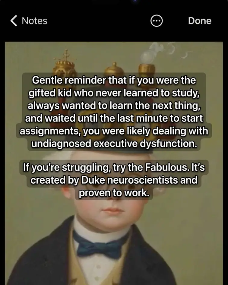 A note for the former gifted kid