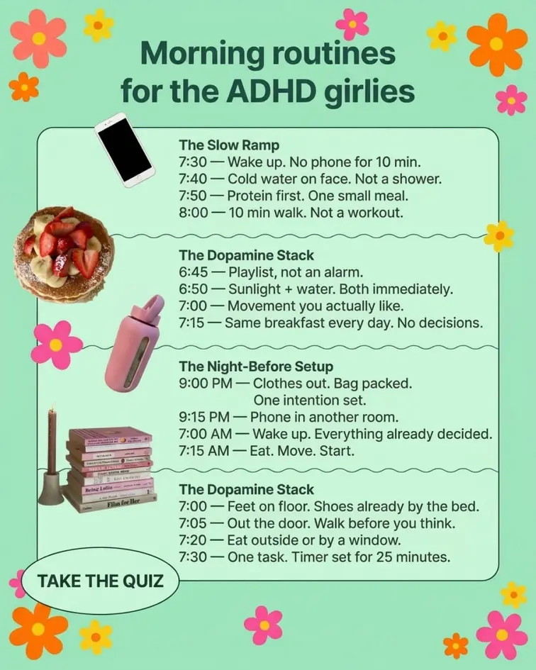 An ADHD morning routine that actually sticks