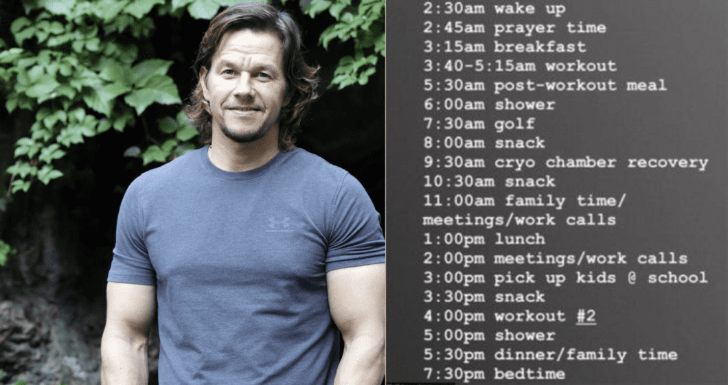 What We Can Learn From Mark Wahlberg’s Daily Routine