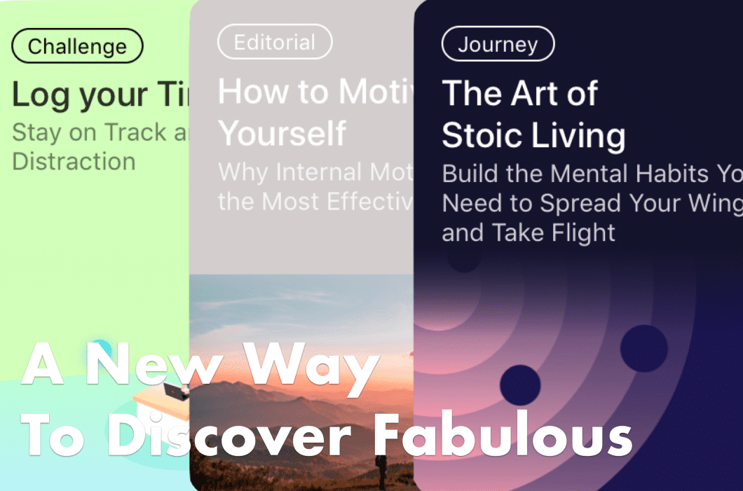 Explore What Fabulous Has to Offer with Our New Discover Menu